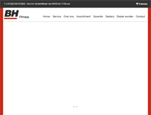 Tablet Screenshot of bh-fitness.nl